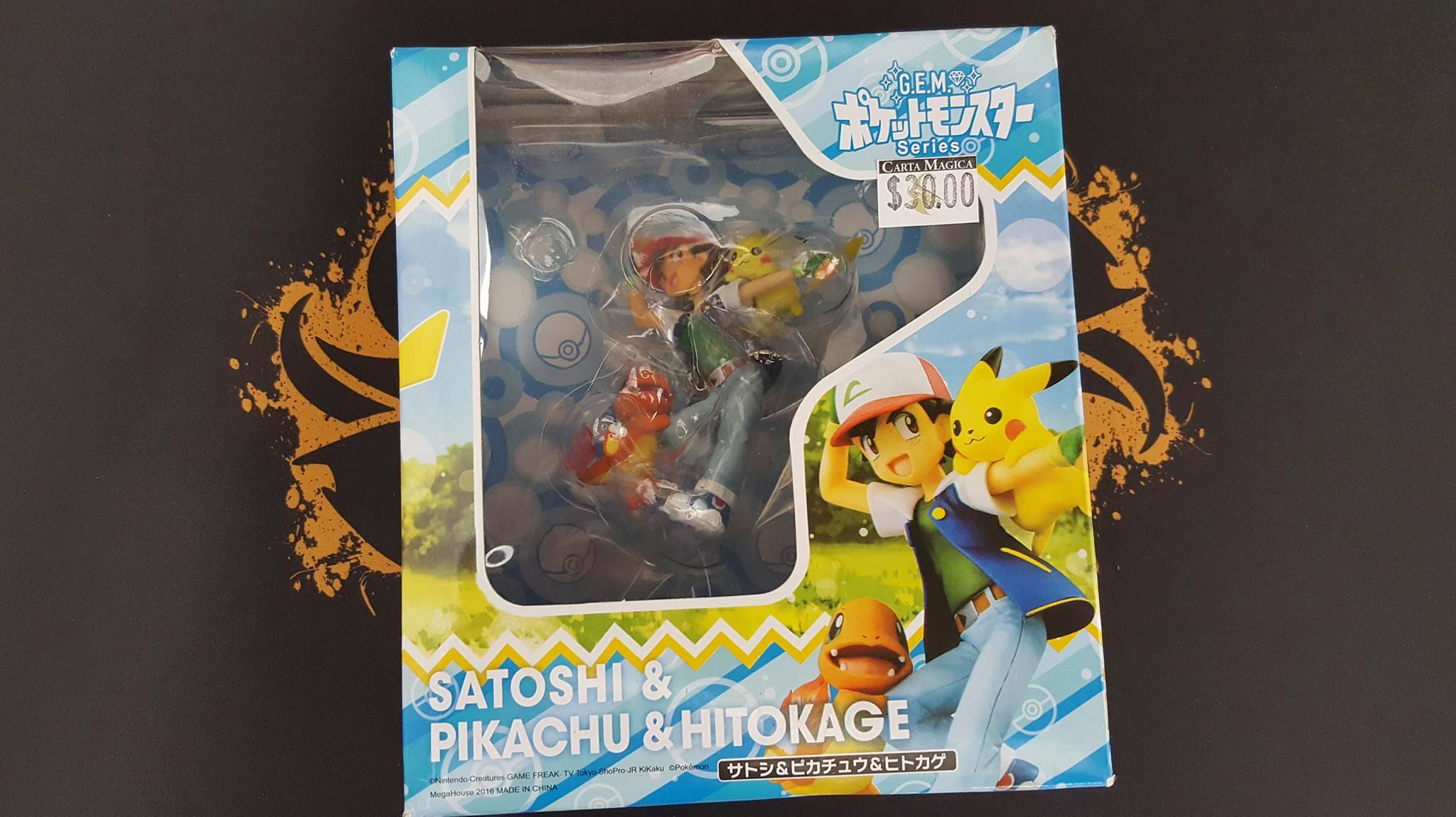 Satoshi & Pikachu & Hitokage