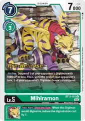 Mihiramon BT13-053 (Pre-release)