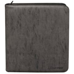 Ultra Pro - Zippered 12-Pocket Premium PRO-Binder - Suede Collection: Jet