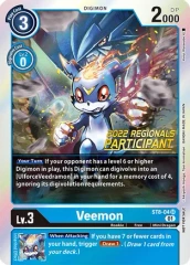 Veemon - ST8-04 - SR [Regionals Participant]