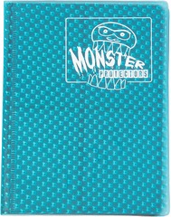 Monster Protectors 9 Pocket Holo Light Blue Binder