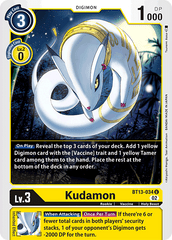 Kudamon - BT13-034 - U // BT13 – Contre le Chevalier Royal // BT13 - Versus Royal Knight