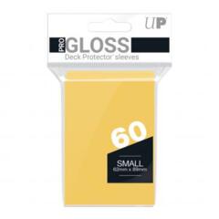 PRO-Gloss 60ct Small Deck Protector sleeves: Yellow