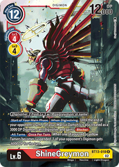 Shinegreymon - BT13-018 - R // BT13 – Contre le Chevalier Royal // BT13 - Versus Royal Knight