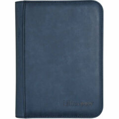 Ultra Pro 4-Pocket Zippered Pro-Binder: Suede - Sapphire