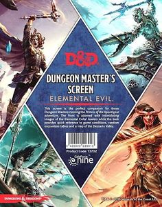 Dungeon Master Screen - Elemental Evil