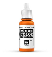 Vallejo Colours - Transp. Orange