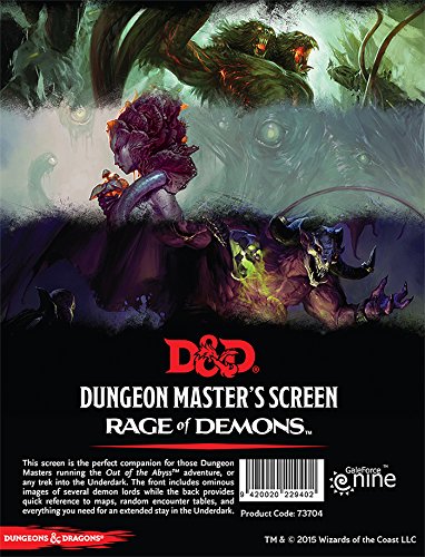 Dungeon Master Screen - Rage of Demons