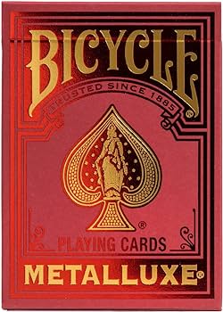 BICYCLE - METALLUXE HOLIDAY RED