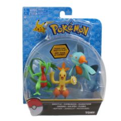 TOMY Pokemon - Grovyle + Combusken + Marshtomp