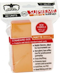Ultimate Guard Supreme Matte Sleeves -  Orange