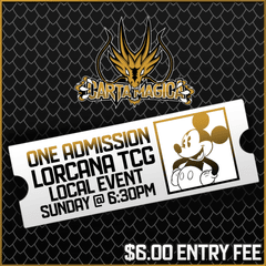 LORCANA TCG LOCALS ADMISSION - Sunday, December 15th 2024 @ 6:30PM