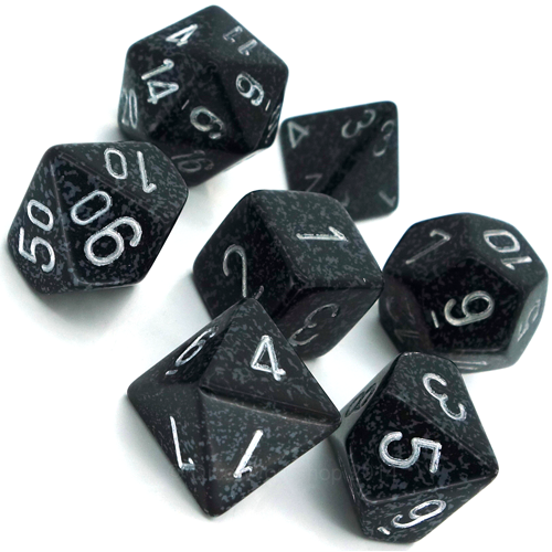 Speckled Ninja Polyhedral 7-Die Set