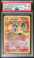 POKEMON CELEBRATIONS CLASSIC COLLECTION - Charizard-Holo PSA 10