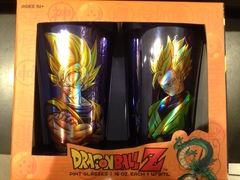 DRAGON BALL - Saiyan Goku & Saiyan Gohan Pint Glasses