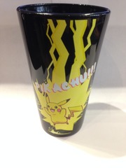 POKEMON - Pikachu Black Pint Glass
