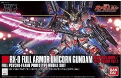 RX-0 Full Armor Unicorn Gundam - Full Psycho-Frame Prototype Mobile Suit - High Grade