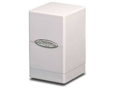 Ultra Pro Satin Deck Box Tower - White