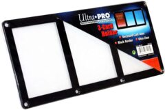 35pt 3-card black border uv one-touch magnetic holder