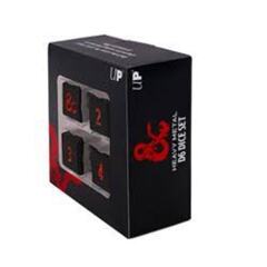 D & D Heavy Metal Dice Set of 4 d6 Dice