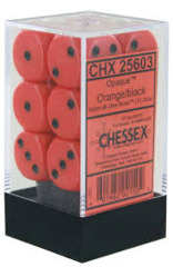 Opaque Orange/black 12 D6
