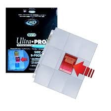 Ultra Pro Side Loaded 9 Pocket Pages (Clear)