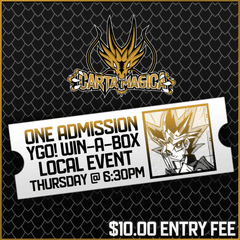 YU-GI-OH! TCG WIN A BOX LOCALS ADMISSION - Thursday, July 25th 2024 @ 6:30PM