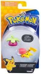 TOMY Pokemon - Bounsweet vs Pikachu