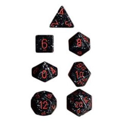 Speckled Space Polyhedral 7-Die Set