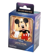 DISNEY LORCANA: THE FIRST CHAPTER: DECK BOX 80CT - MICKEY MOUSE (PRE-ORDER)