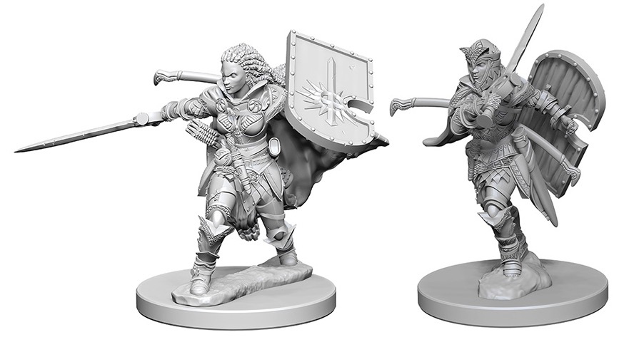 Pathfinder Deep Cuts - Human Female Paladin