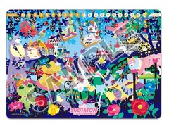 DIGIMON CARD GAME - PLAYMAT AND CARD SET 2 - FLORAL FUN - PB-09