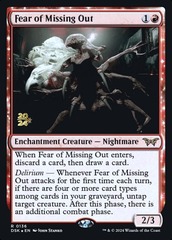 Fear of Missing Out - Foil - Prerelease Promo