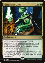 Pernicious Deed - The List