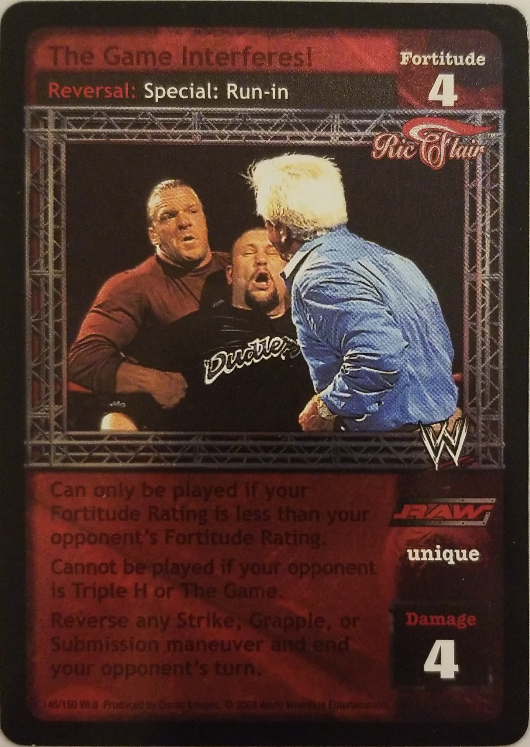 The Game Interferes! - WWE Raw Deal » Superstar cards » Ric Flair - Carte  Blanche Hobbies