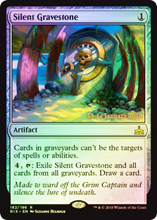 Silent Gravestone - Foil - Prerelease Promo