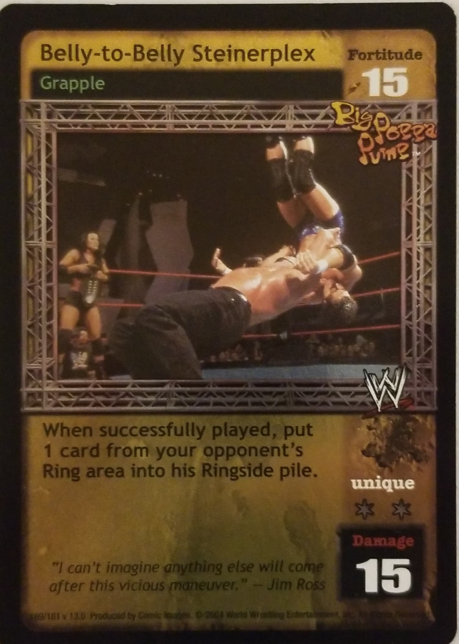 Belly-to-Belly Steinerplex - WWE Raw Deal » Superstar cards » Big Poppa  Pump - Carte Blanche Hobbies