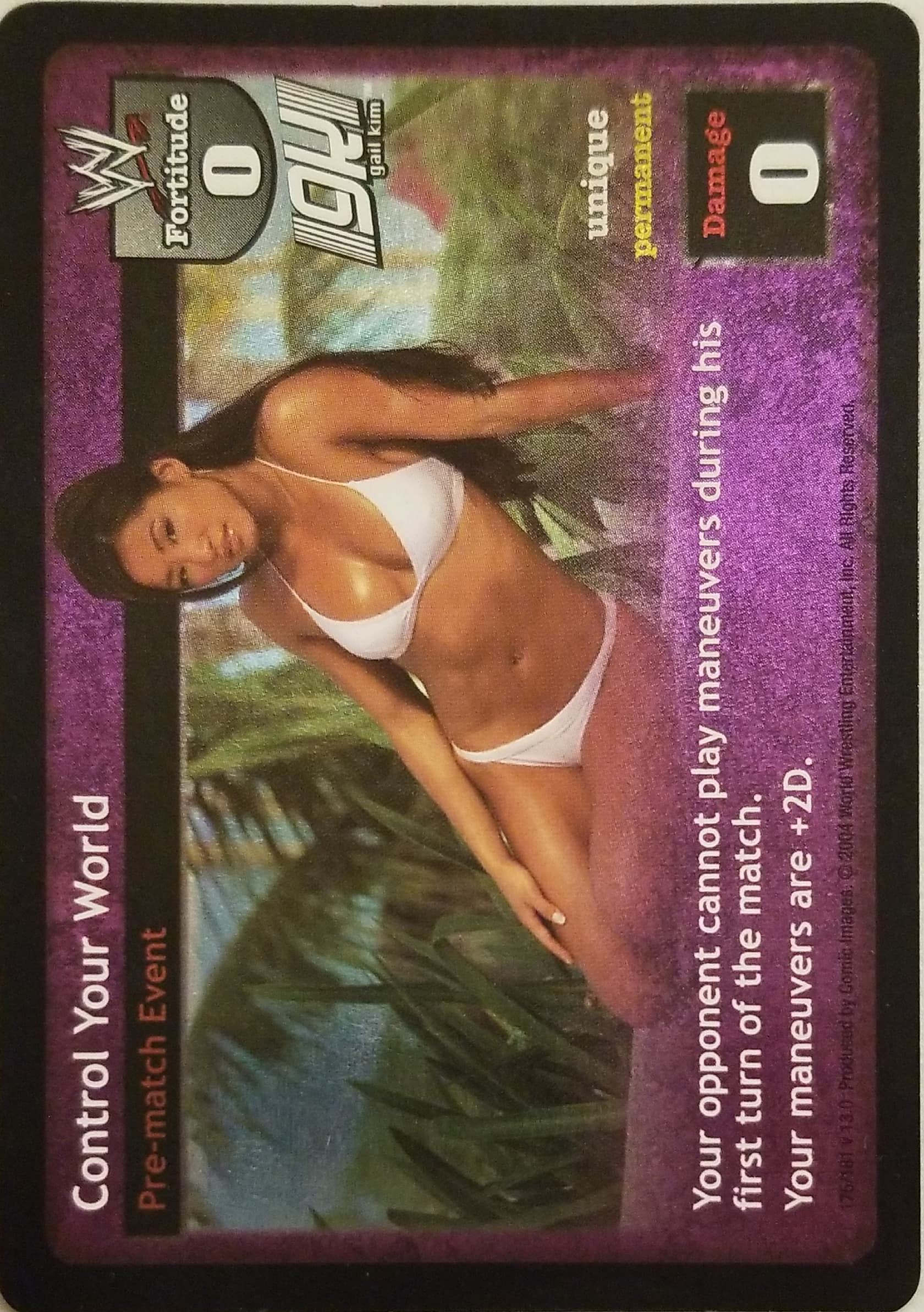 Control Your World - WWE Raw Deal » Superstar cards » Gail Kim and Molly  Holly - Carte Blanche Hobbies