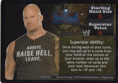 Revo Stone Cold Steve Austin face card