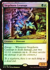 Siegehorn Ceratops - Foil - Prerelease Promo