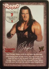 Rhyno face card