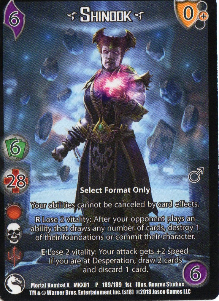 Shinnok. FULL Art Promo