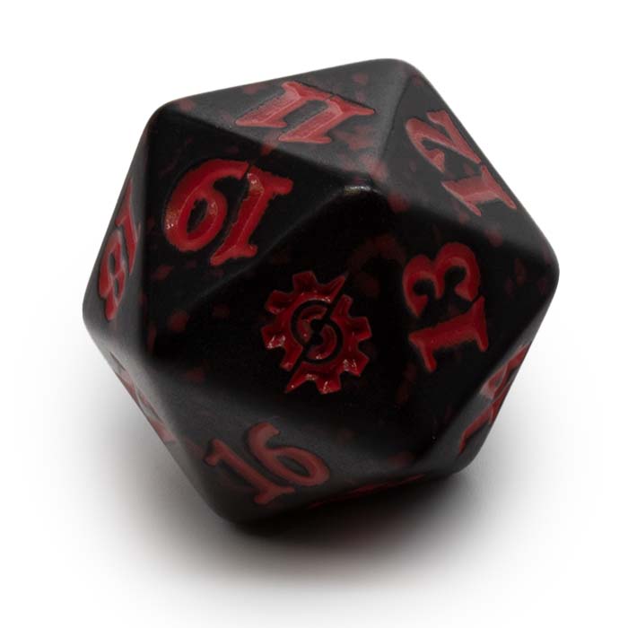 The Brothers War - D20 Spindown Life Counter - Red