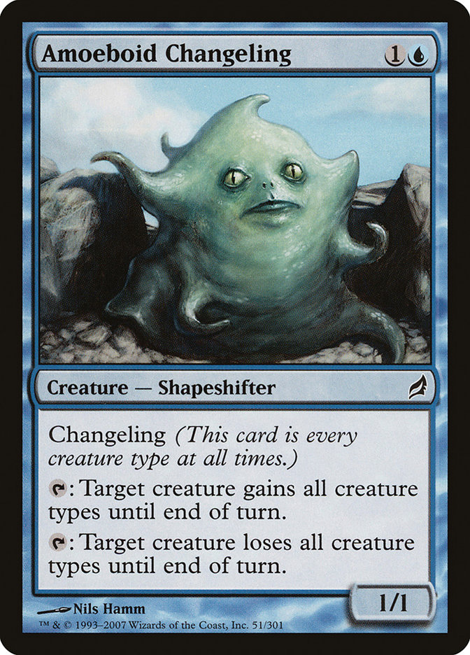 Amoeboid Changeling - Foil