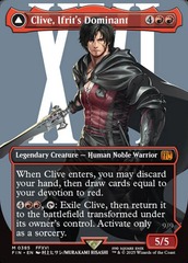 Clive, Ifrit's Dominant // Ifrit, Warden of Inferno (0385) - Borderless