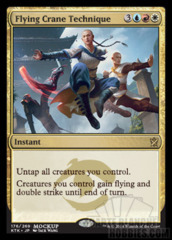 Flying Crane Technique