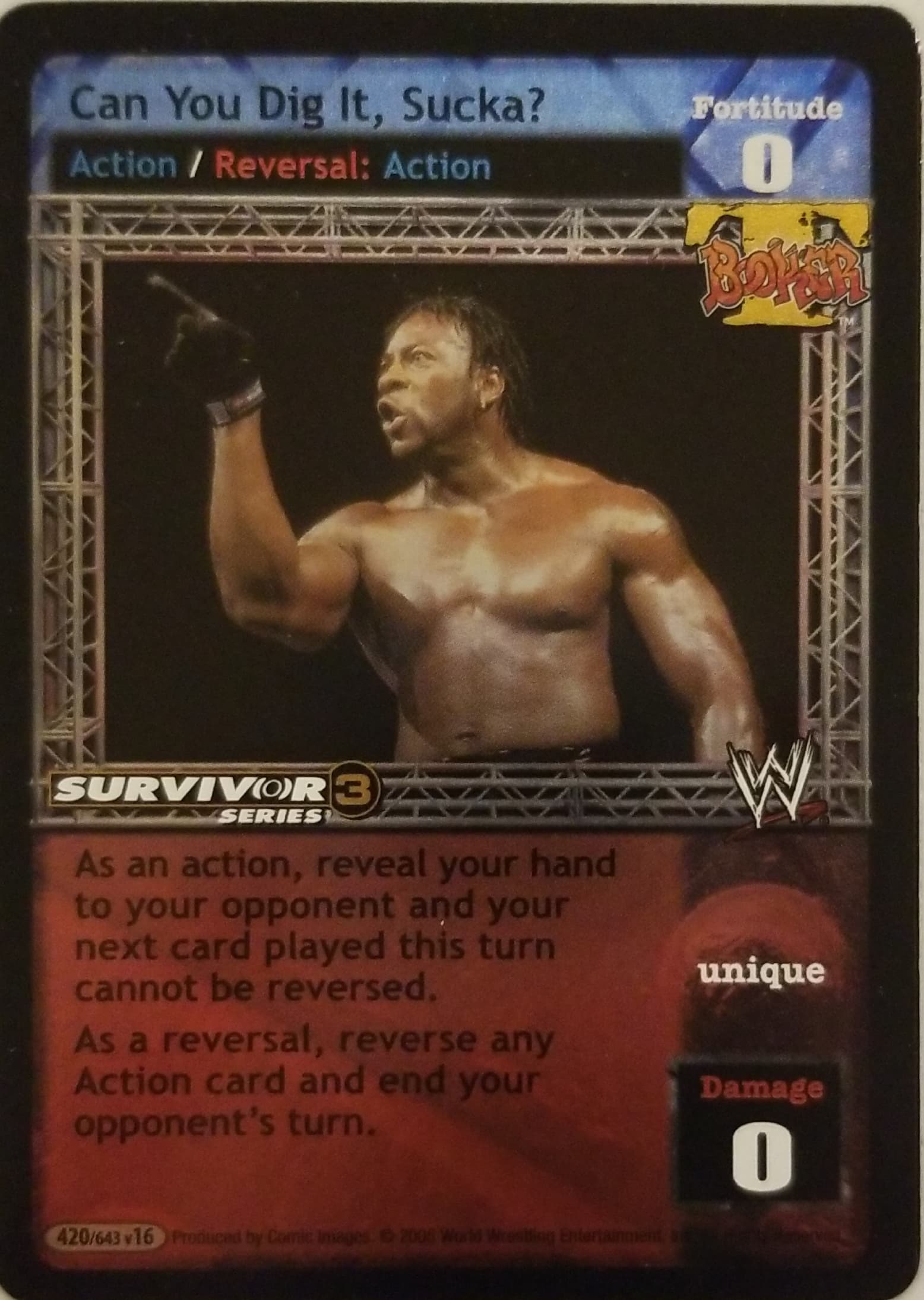 Can You Dig It, Sucka? - WWE Raw Deal » Superstar cards » Booker T - Carte  Blanche Hobbies