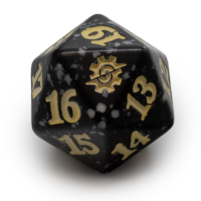 The Brothers War - D20 Spindown Life Counter - White