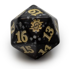 The Brothers' War - D20 Spindown Life Counter - White