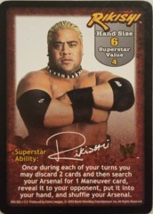 Rikishi face card